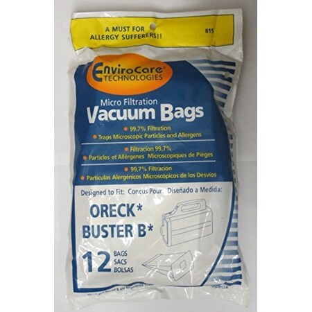 Envirocare Oreck Buster B Vacuum Bags forBB12DW MCV-160 BB-1000-DB OrBag_BB_EV_Micro_24-2
